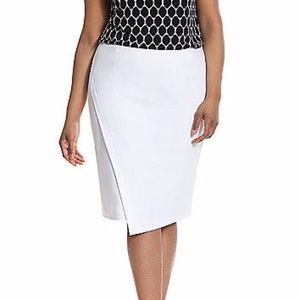 Lane Bryant Double Weave Pencil Skirt NWT 18